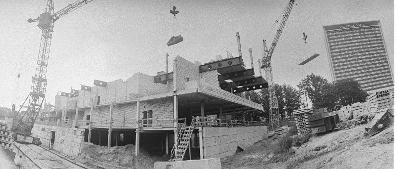 Vaade peapostkontori ehitusele.