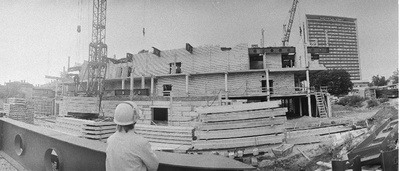 Vaade peapostkontori ehitusele.  similar photo