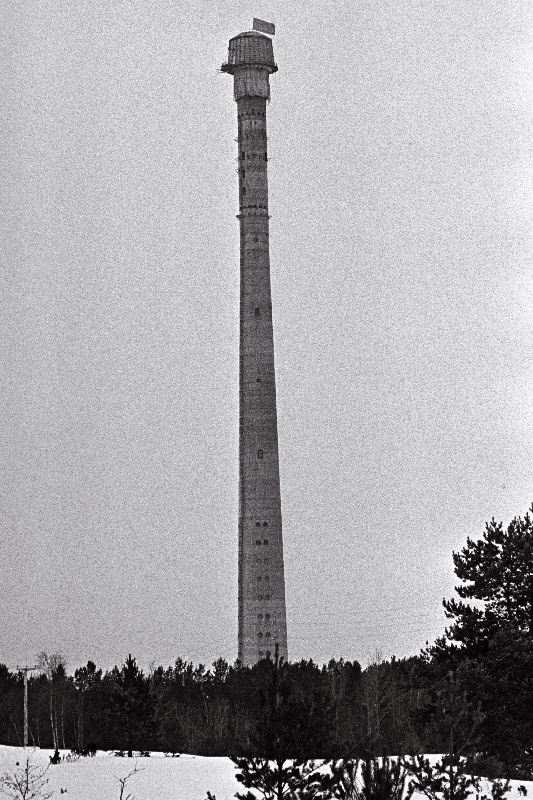 Teletorni ehitamine Kloostrimetsas.