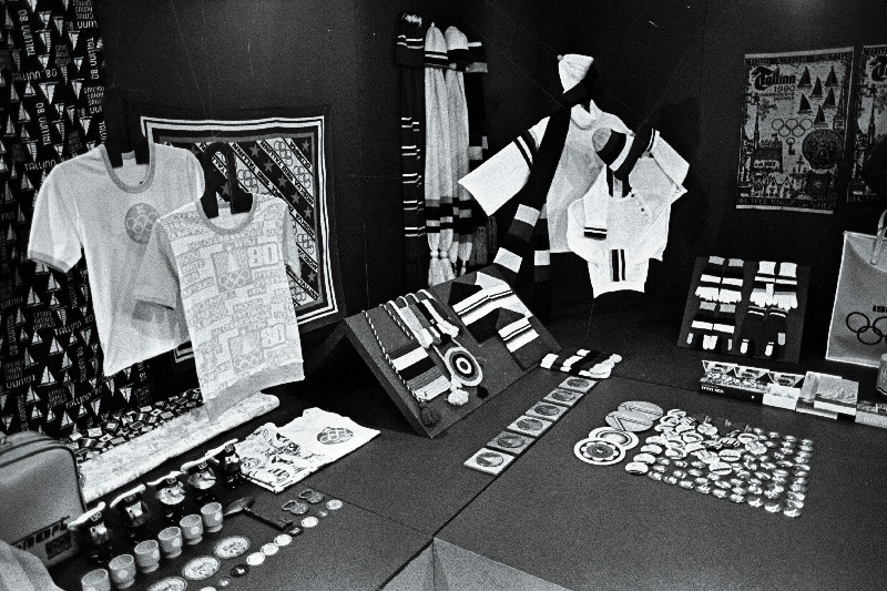 Vaade Suure Sotsialistliku Oktoobrirevolutsiooni 60.aastapäevale pühendatud juubelinäitusele.