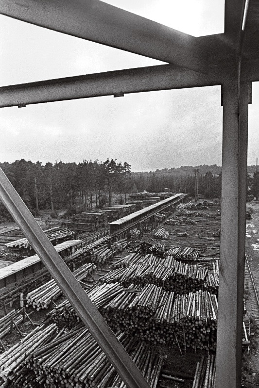 Vaade Rakvere Metsamajandi metsapunkti estakaadile.