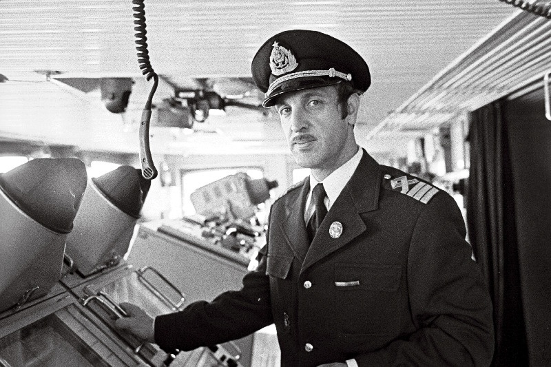 Tootmiskoondise "Eesti Kalatööstus" laeva PTMC "Vagula" kaptendirektor, Eesti NSV teeneline kalur Viktor Sokolov.