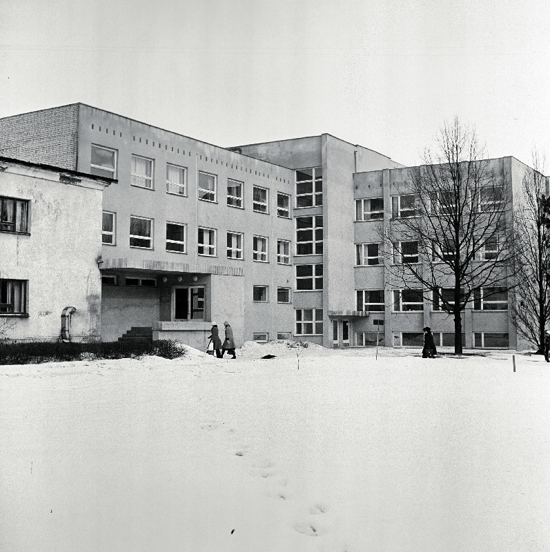 Tartu Tuberkuloositõrje Dispanseri ravikorpuse välisvaade.