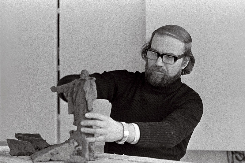 Skulptor Jaak Soans.