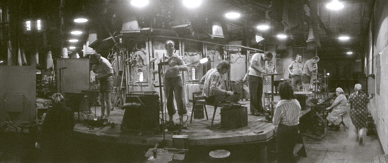 Tehase "Tarbeklaas" tsehhi sisevaade.