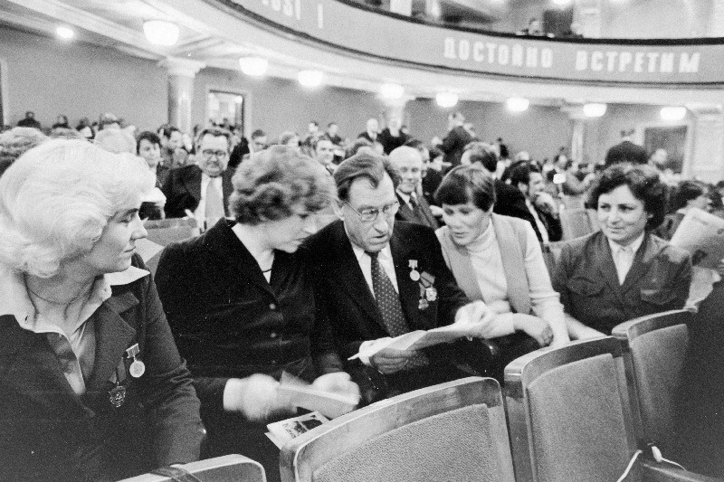 Tartu linna delegaadid EKP XVIII kongressil.