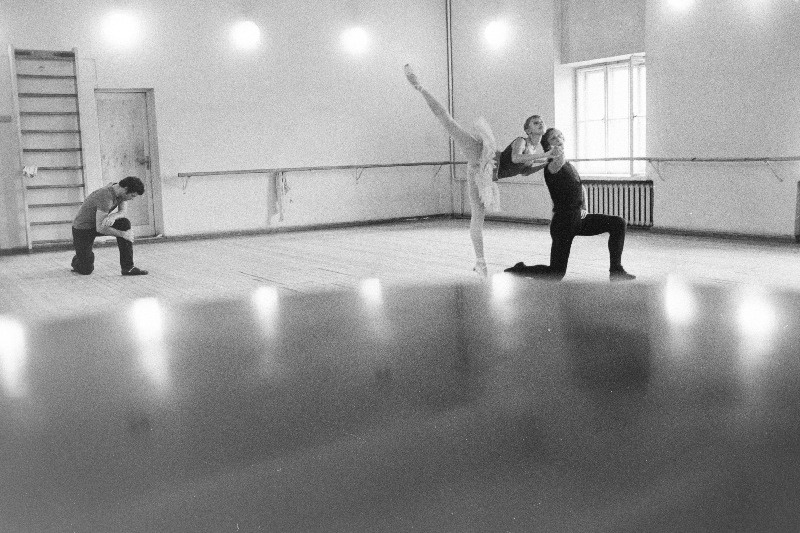 RAT "Estonia" balletiartistid proovil.