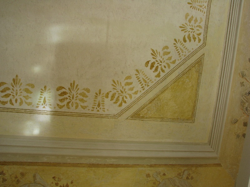 Tõstamaa mõis. Renoveeritud lae  fragment.