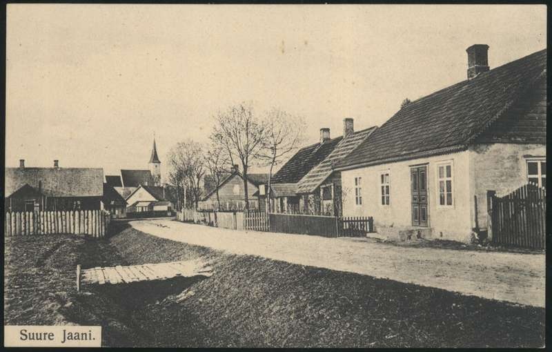 trükipilt, Suure-Jaani khk, Suure-Jaani, Tallinna tn, u 1910, J. Litteri kirjastus