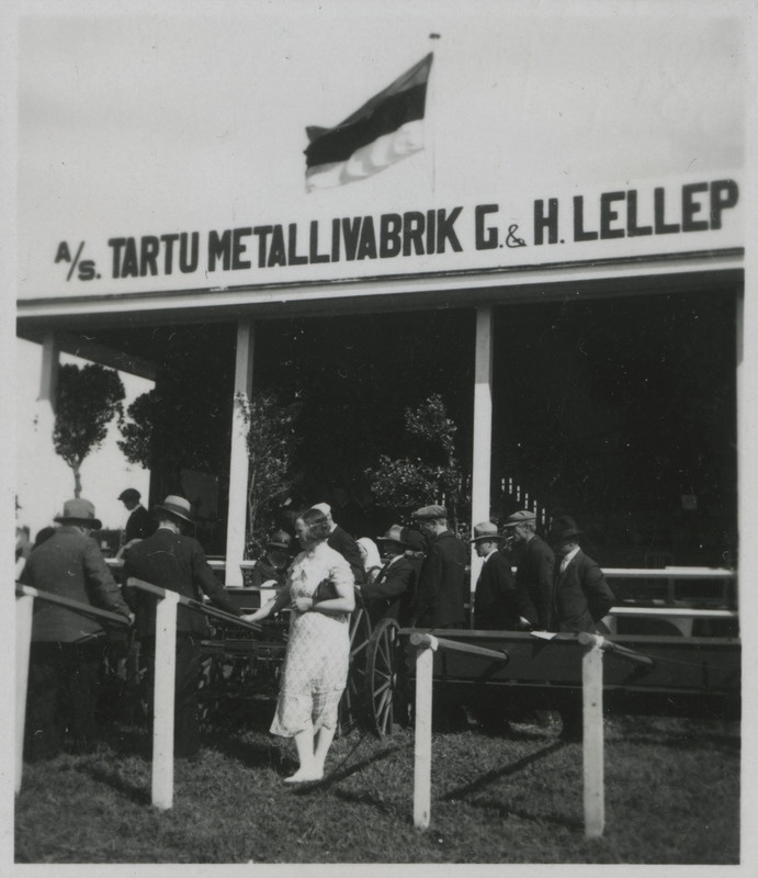 Tartu metallivabriku "G.&H.Lellep" paviljon Tartu Eesti Põllumeeste Seltsi 50.aasta juubelinäitusel