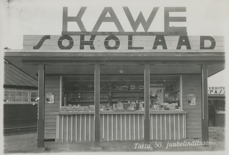 "Kawe" šokolaadivabriku paviljon Tartu Eesti Põllumeeste Seltsi 50.aasta juubelinäitusel