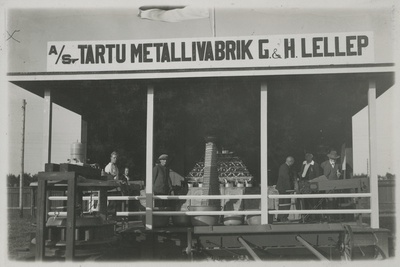 Tartu metallivabriku "G&H. Lellep" paviljon Tartu Eesti Põllumeeste Seltsi 50. aasta juubelinäitusel  similar photo