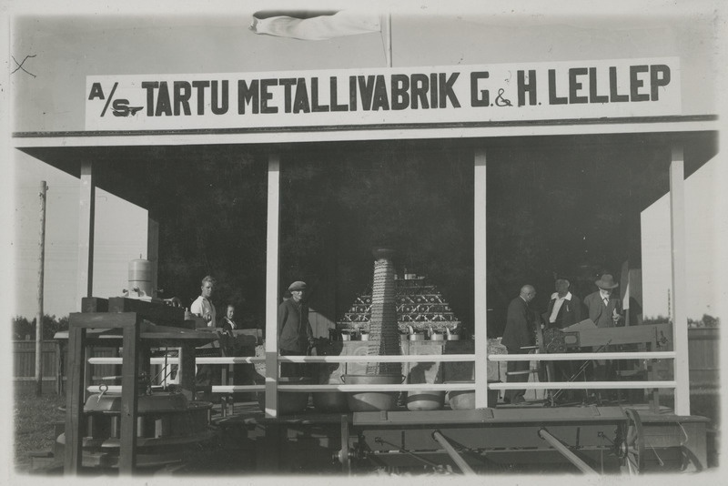 Tartu metallivabriku "G&H. Lellep" paviljon Tartu Eesti Põllumeeste Seltsi 50. aasta juubelinäitusel