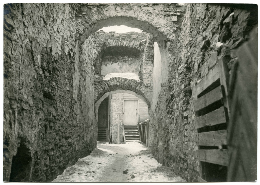 Insurance. Walls of the house in the Old Town