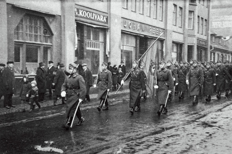 Kaitseliidu Tartu Malev. Suurtükiväe divisjon. Ülevaatused, õppused.
