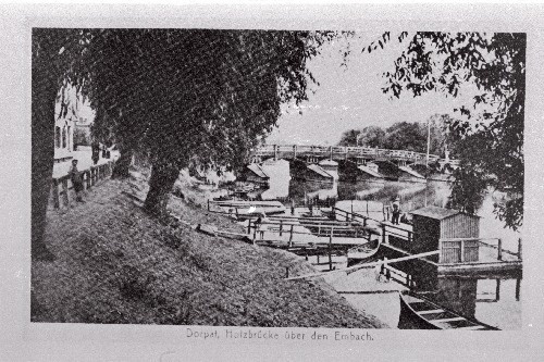 Vaade Tartu puusillale, repro fotost