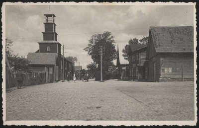 fotopostkaart, Suure-Jaani khk, Suure-Jaani, Pärnu tn, u 1938, foto A. Veidner  duplicate photo