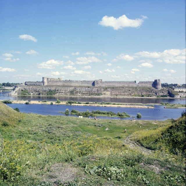 Narva. Vaade Jaanilinna kindlusele.