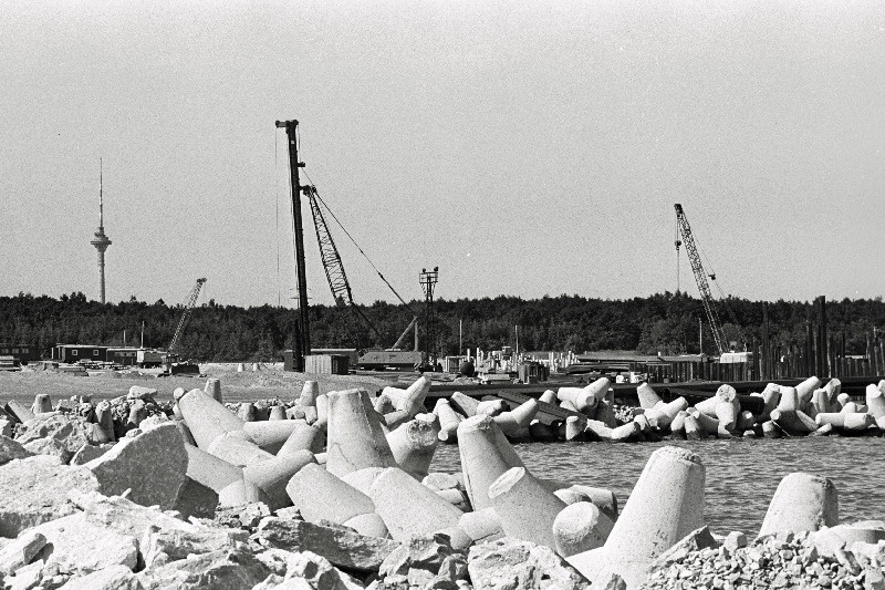 Vaade Tallinna Uussadama ehitusele.