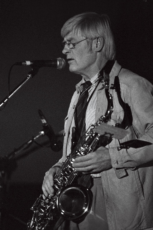 Jazzkaar 1991. Solist saksofonimängija Avo Tamme.