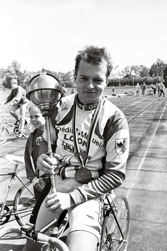 Tartu 10. rattaralli võitja Jaan Kirsipuu.