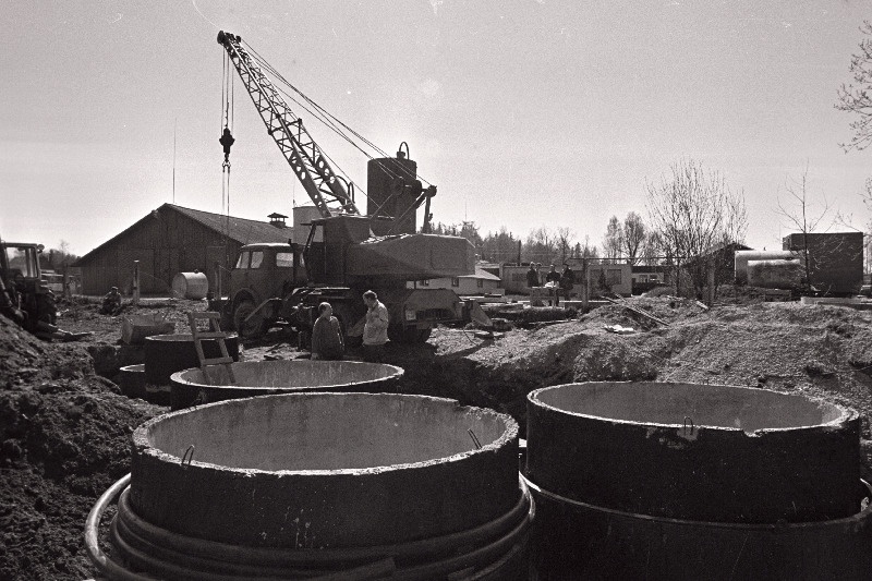 Kaiavere vutifarmi puhastusseadmete ehitus.