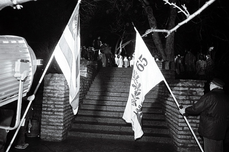 Omakultuuripäeva tähistamine Estonia seltsi eestvōtmisel. Kevade tervitamine Musumäel.