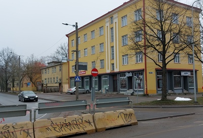 Tallinn, new house on Raua Street. rephoto