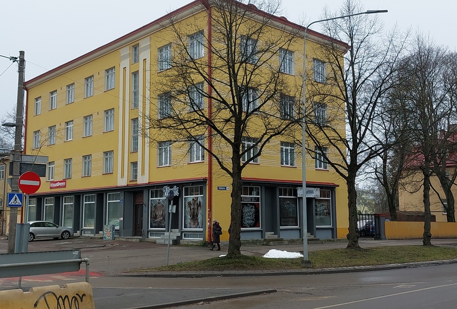 Tallinn, new house on Raua Street. rephoto
