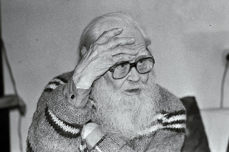 Endine sõjaväelendur NSV Liidu kangelane Endel Puusepp oma 83. sünnipäeval.