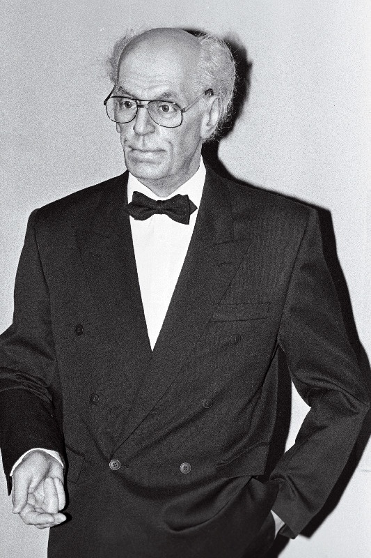 Eesti Vabariigi presidendi Lennart Meri vahakuju Tallinna  Matkamajas toimunud vahakujude näitusel.