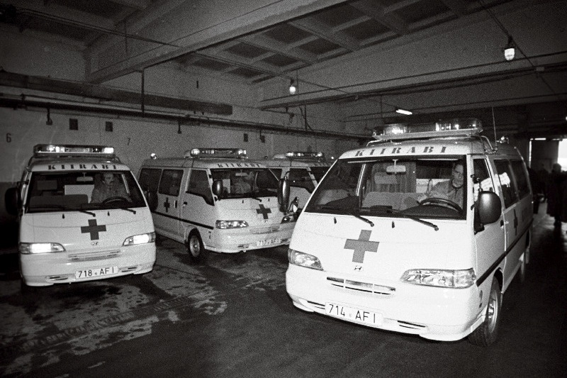 Tallinna Kiirabi autopark.
