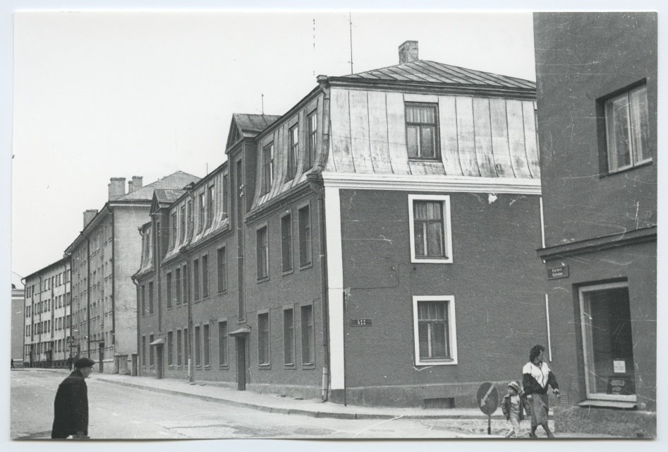 Tartu. Building, Kalev tn. 18, where the apartment of the corporation "Hasmonea" ( apartment 2)