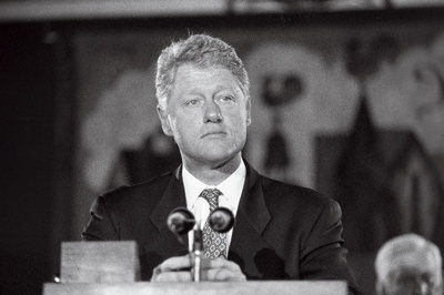 Ameerika Ühendriikide president Bill Clinton Riias.  duplicate photo