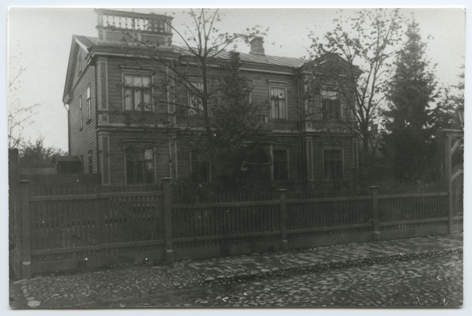 Tartu. Building of the corporation "Letonia" Philosoph t. 11