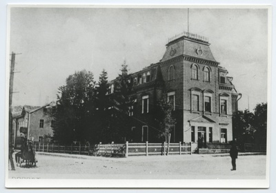 Tartu. Mellini clinic building at the corner of Garden (Vanemuise) and Pepler Street  similar photo