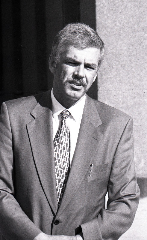 Kaitseministeeriumi kantsler Robert Lepikson ohvitseride kursuse pidulikul avamisel Kaitsejõudude Väljaõppekeskuses Paldiskis.