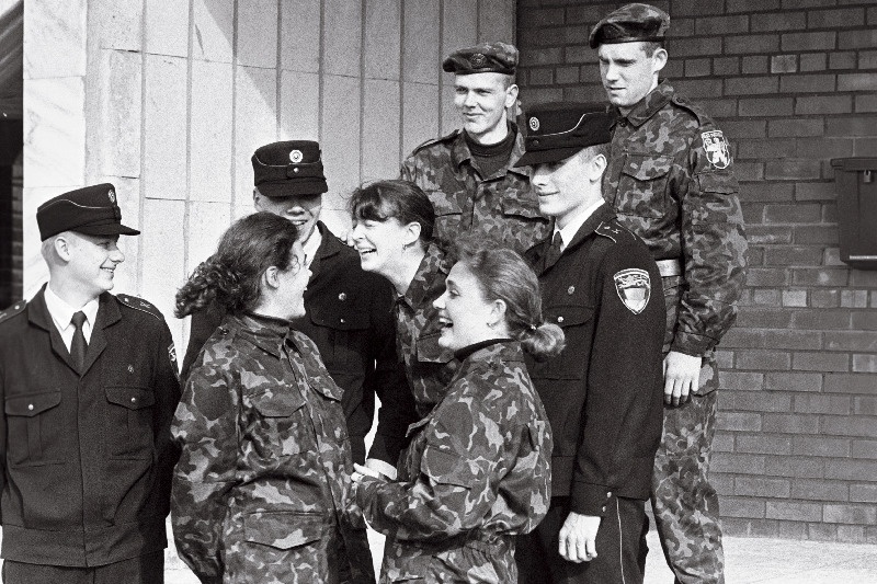 Riigikaitse Akadeemia üliõpilased.