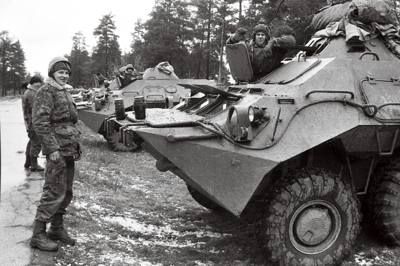 Kaitseväe õppused Aegviidus.