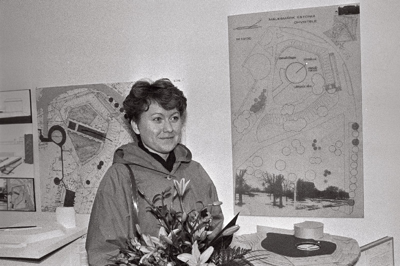 Praamlaeval Estonia hukkunute mälestussamba kavandikonkursil 193 III koha saanud arhitekt Piret Müüripeal.