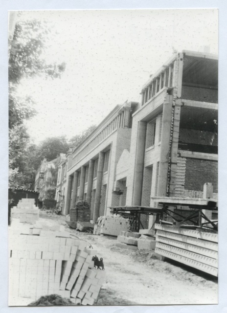 Construction of the Humanitarian Building at the University of Tartu in autumn 1992