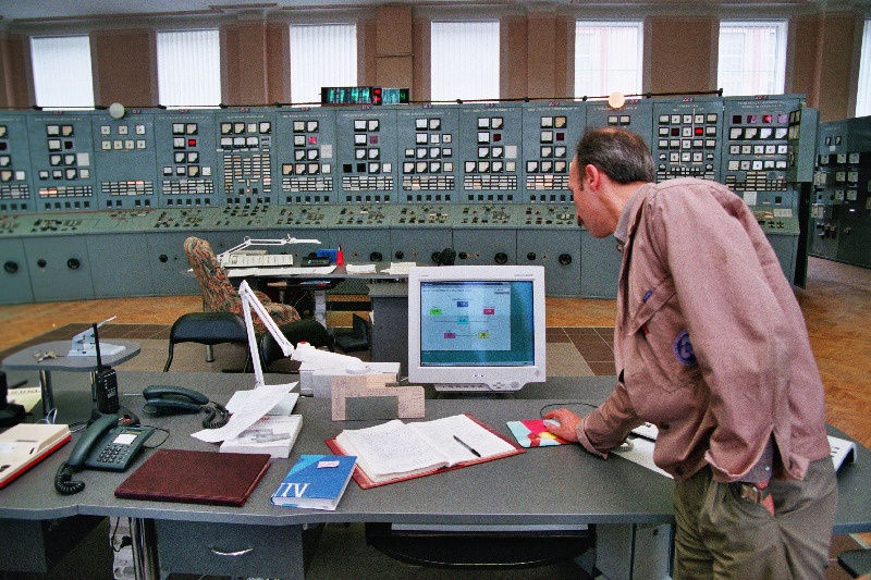 Balti Elektrijaama juhtimiskeskus.