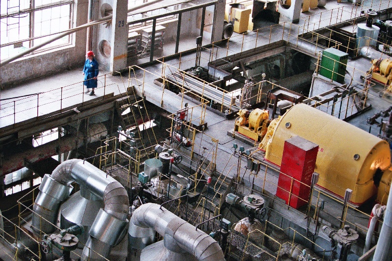 Balti Elektrijaama sisevaade.