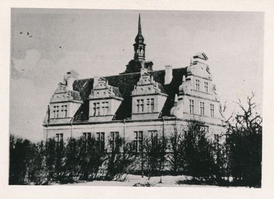 Photo. Ungru Castle near Haapsalu. Built by County Evald Ungern-Sternberg. Photo ca XX saj. Start. 1963. Ü. p. post. M. Arro.  duplicate photo
