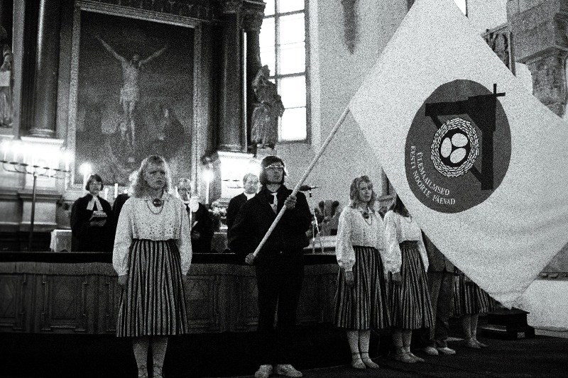 I Ülemaailmsed eesti noorte päevad. Lipu õnnistamine.