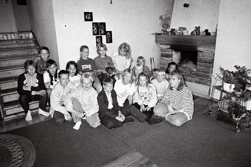 Soome lapsed Tabasalu lastel külas.